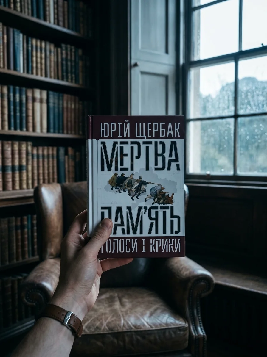 Мертва пам'ять. Голоси і крики — Юрій Щербак, обкладинка