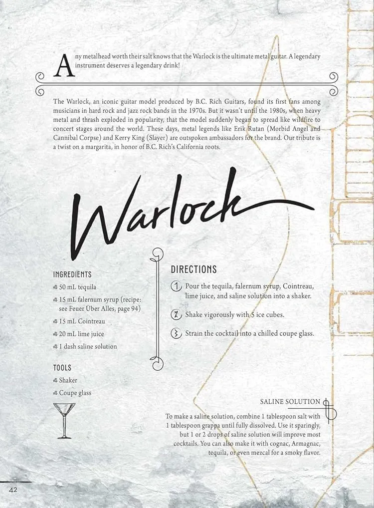 Metal Cocktails. 42 Recipes Inspired by the World's Biggest Bands — Марк Омон, фото 3