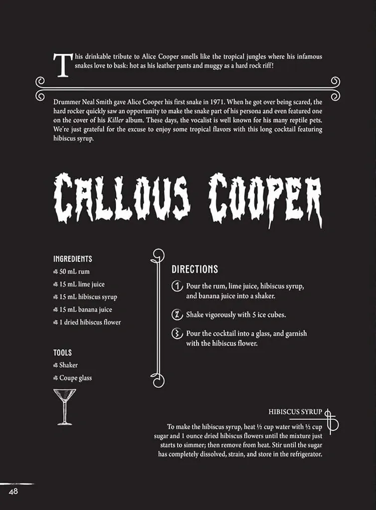 Metal Cocktails. 42 Recipes Inspired by the World's Biggest Bands — Марк Омон, фото 5