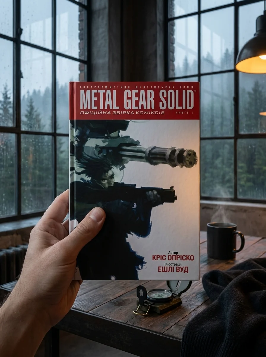 Metal Gear Solid. Книга 1 — Кріс Опріско, обкладинка