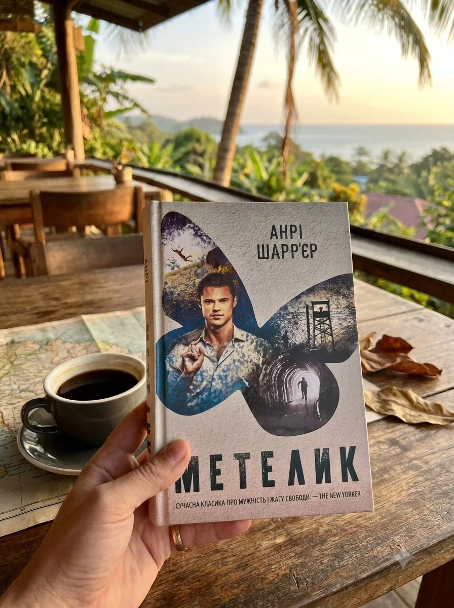 Метелик — Шарр´єр Анрі, обкладинка