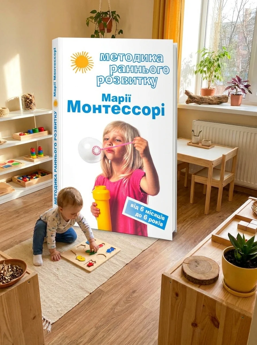 Методика раннього розвитку Марії Монтессорі. Від 6-ти місяців до 6-ти років — Книги для турботливих батьків