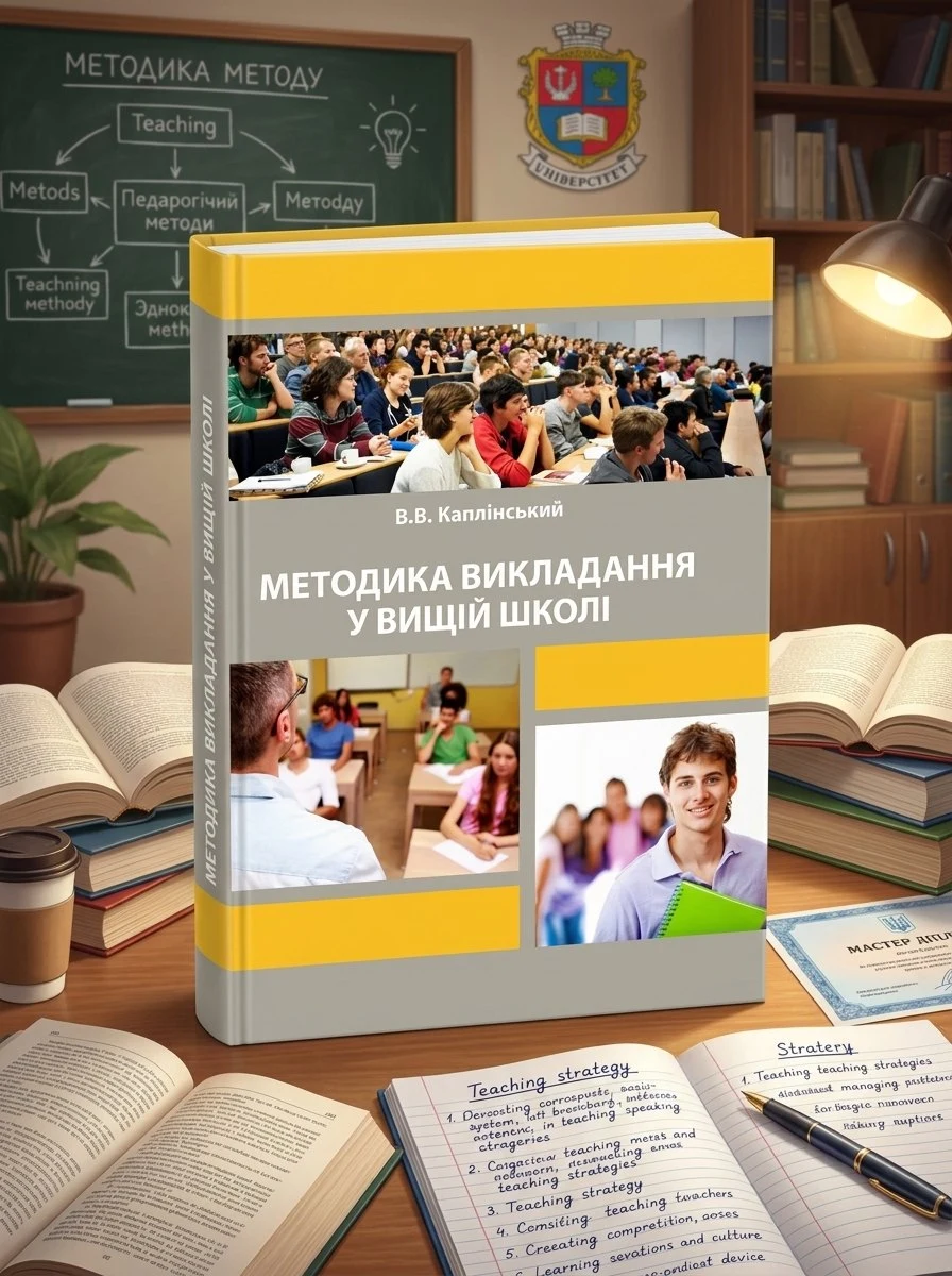 Методика викладання у вищій школі — Каплінський В.В., обкладинка