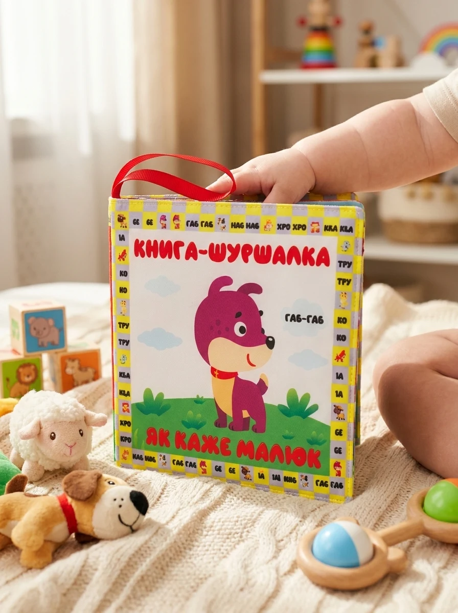 М"яка книга "Як каже малюк"