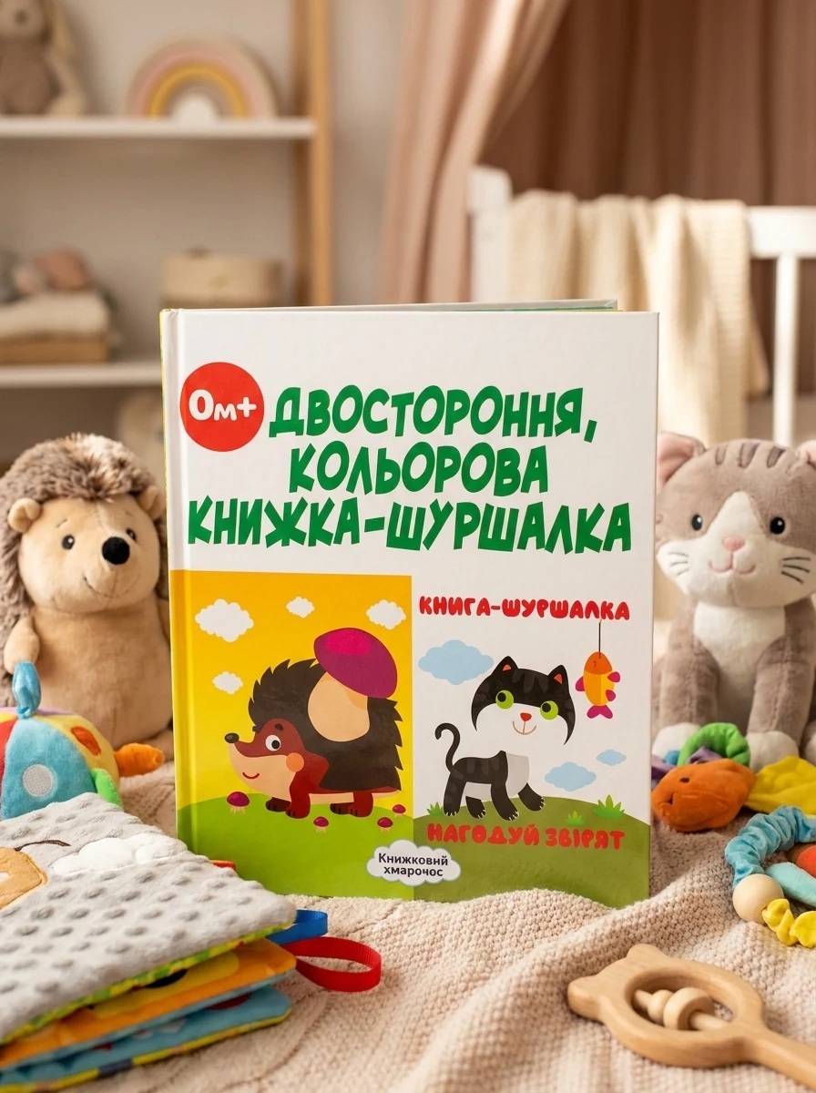 М"яка книга "Нагодуй звірят"