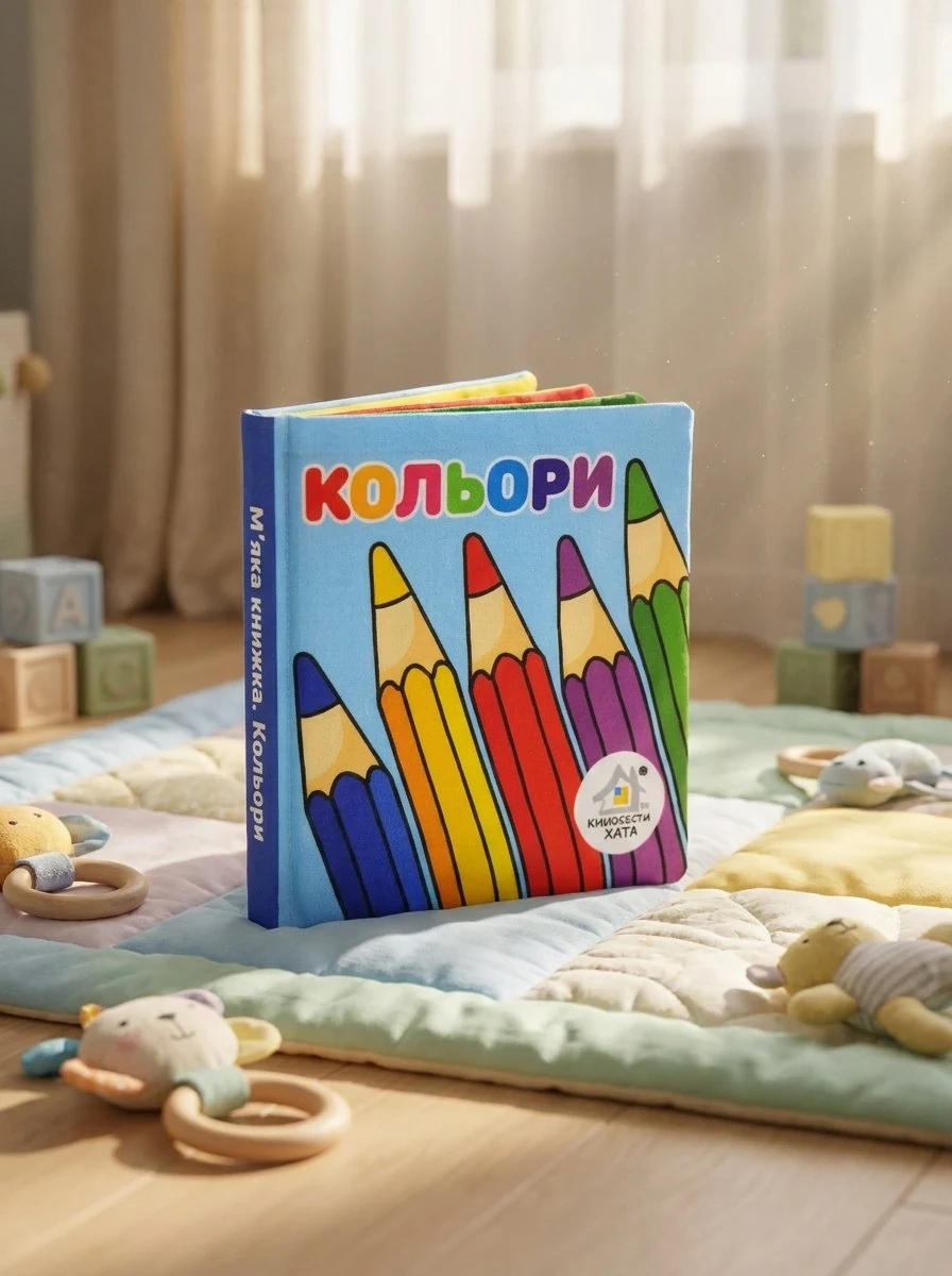 Мяка книжка.(14*14) Кольори. 0+, обкладинка