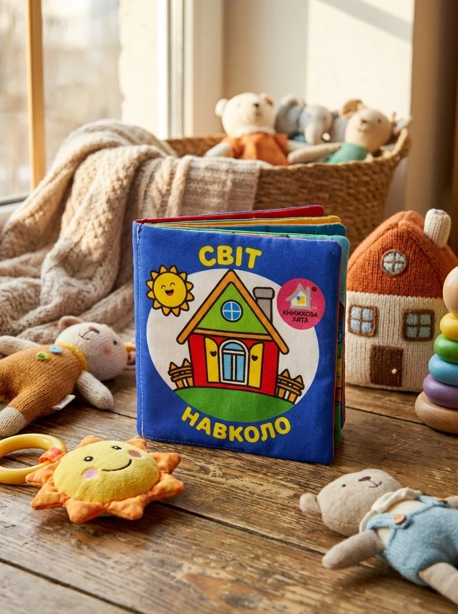 Мяка книжка.(14*14) Світ. 0+, обкладинка