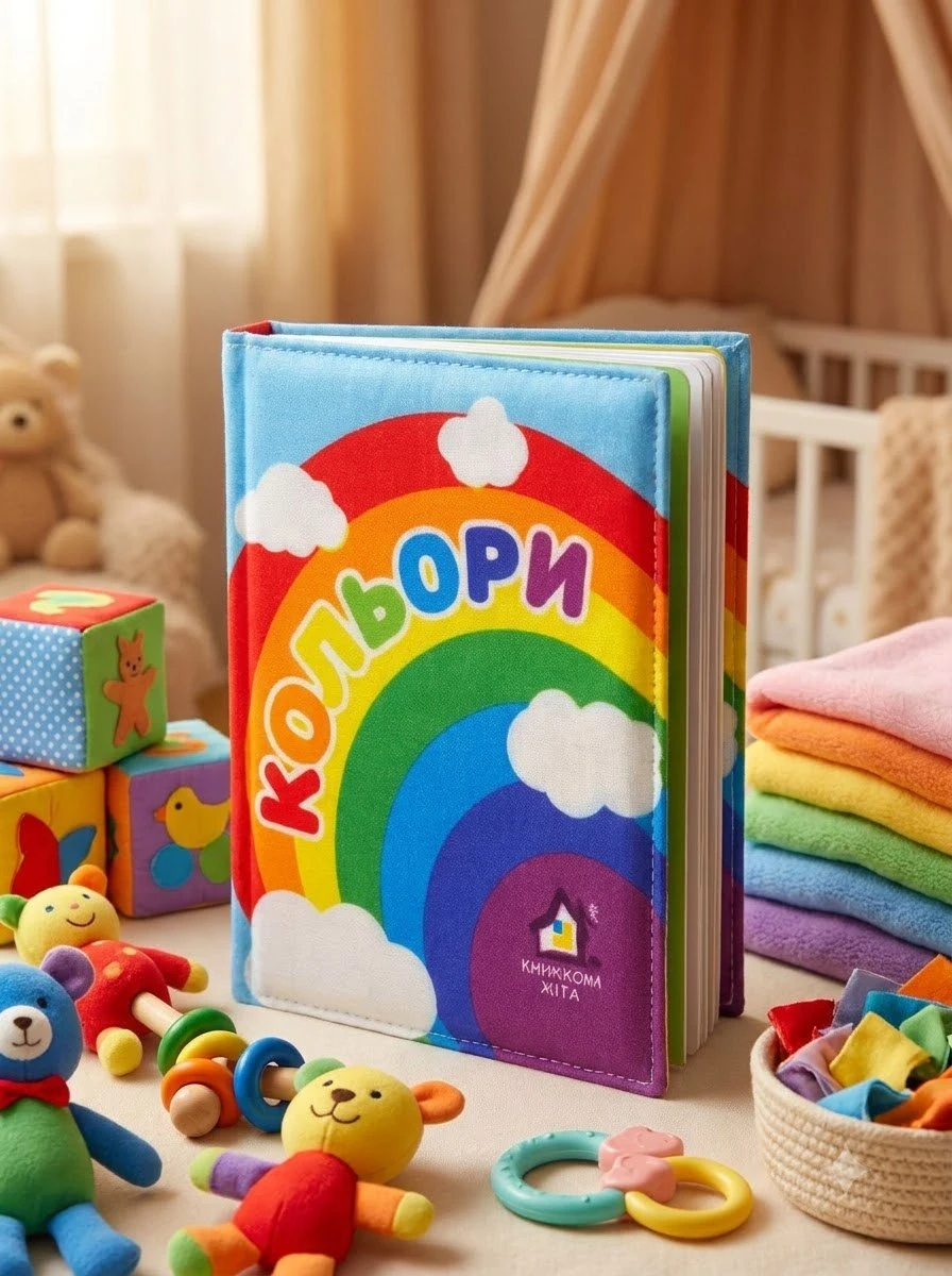 Мяка книжка. Кольори. 0+, обкладинка