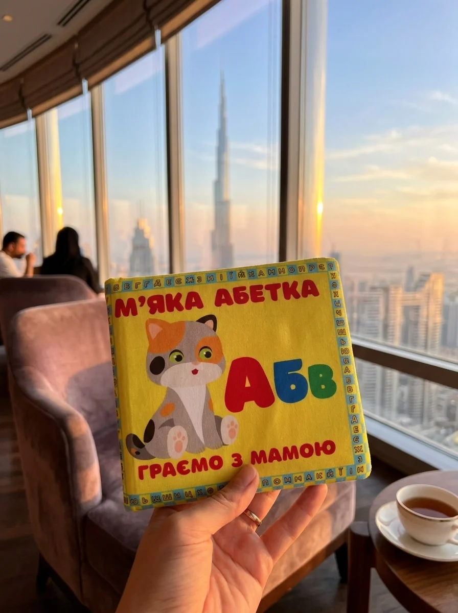 М"яка книжка "М'яка абетка. Граємо з мамою" — фото 2