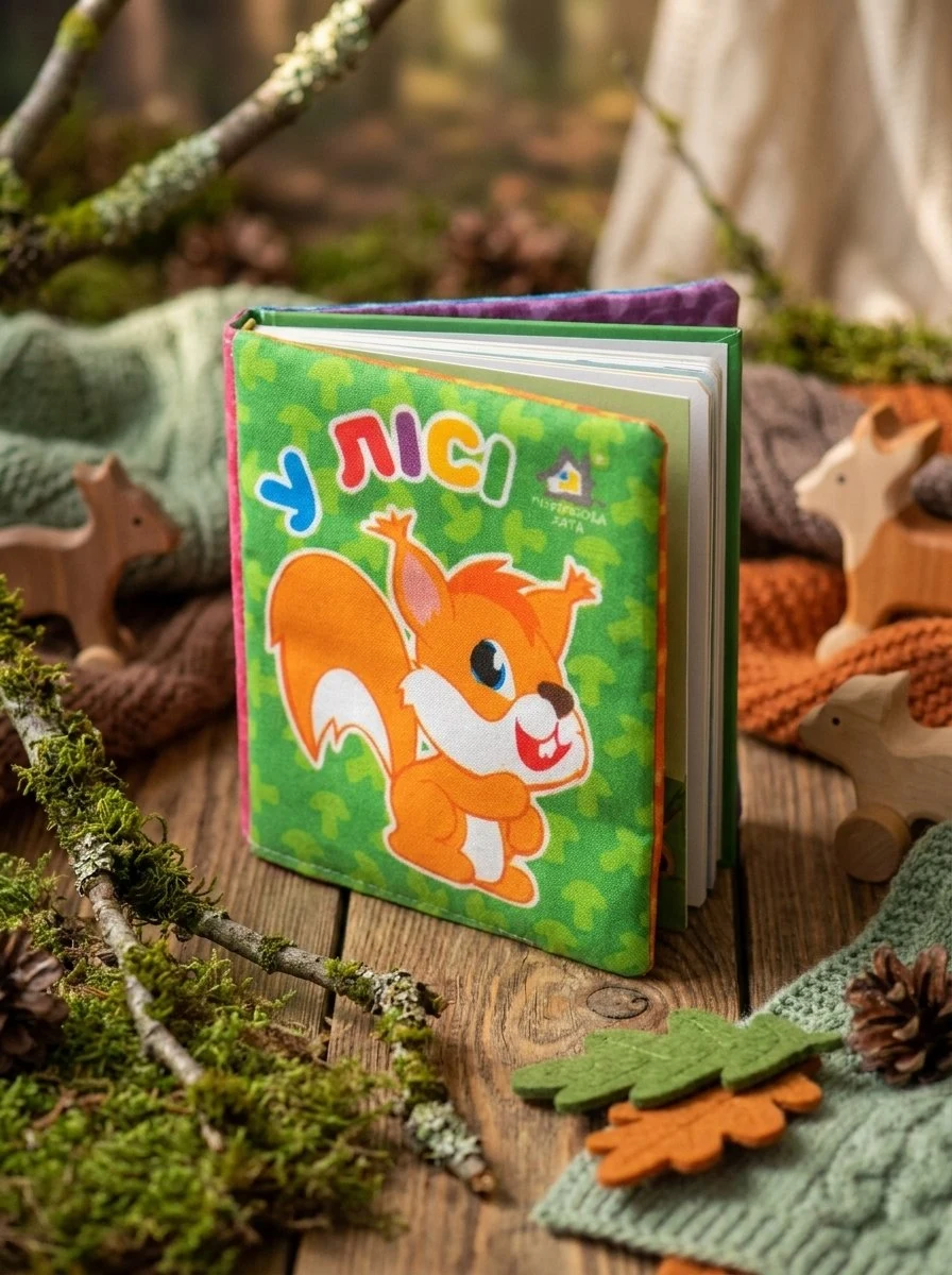 Мяка книжка. У Лісі. 0+, обкладинка