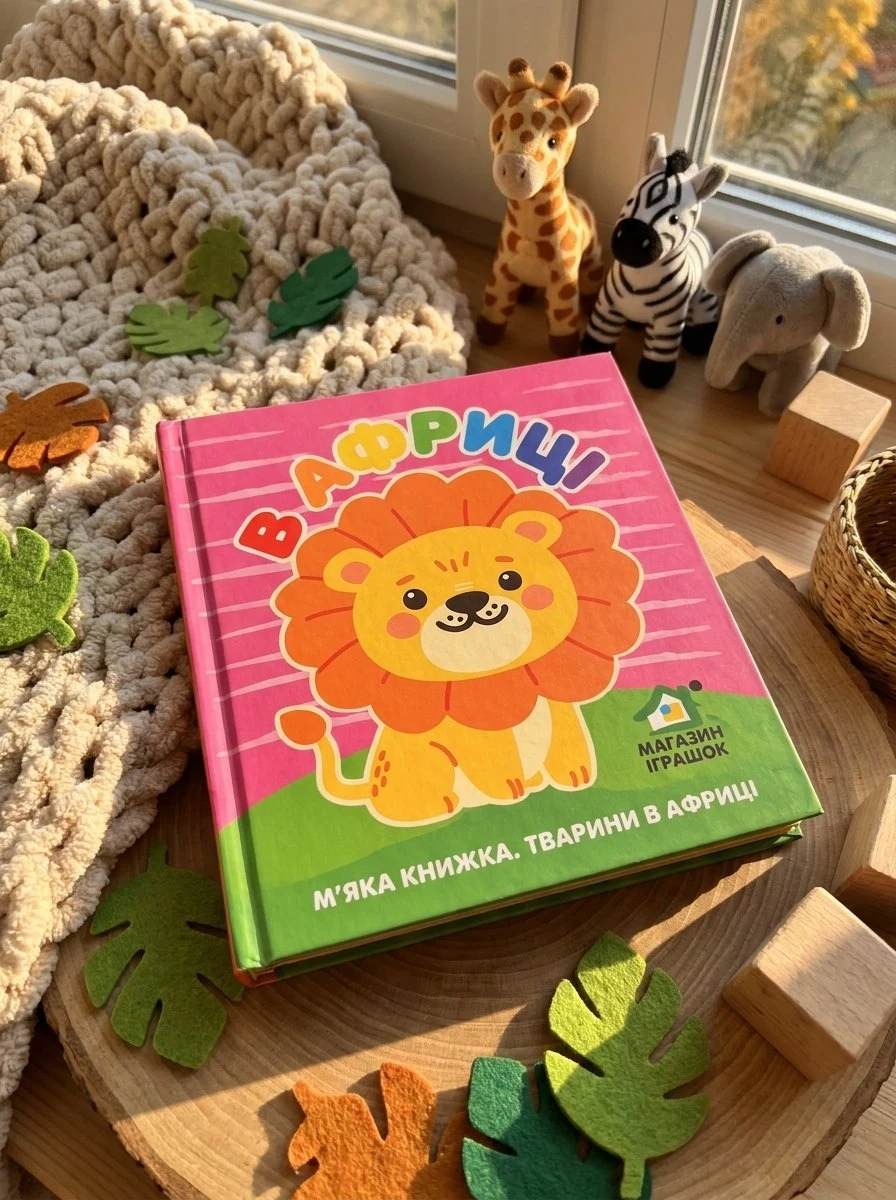 Мяка книжка. В Африці 0+, обкладинка