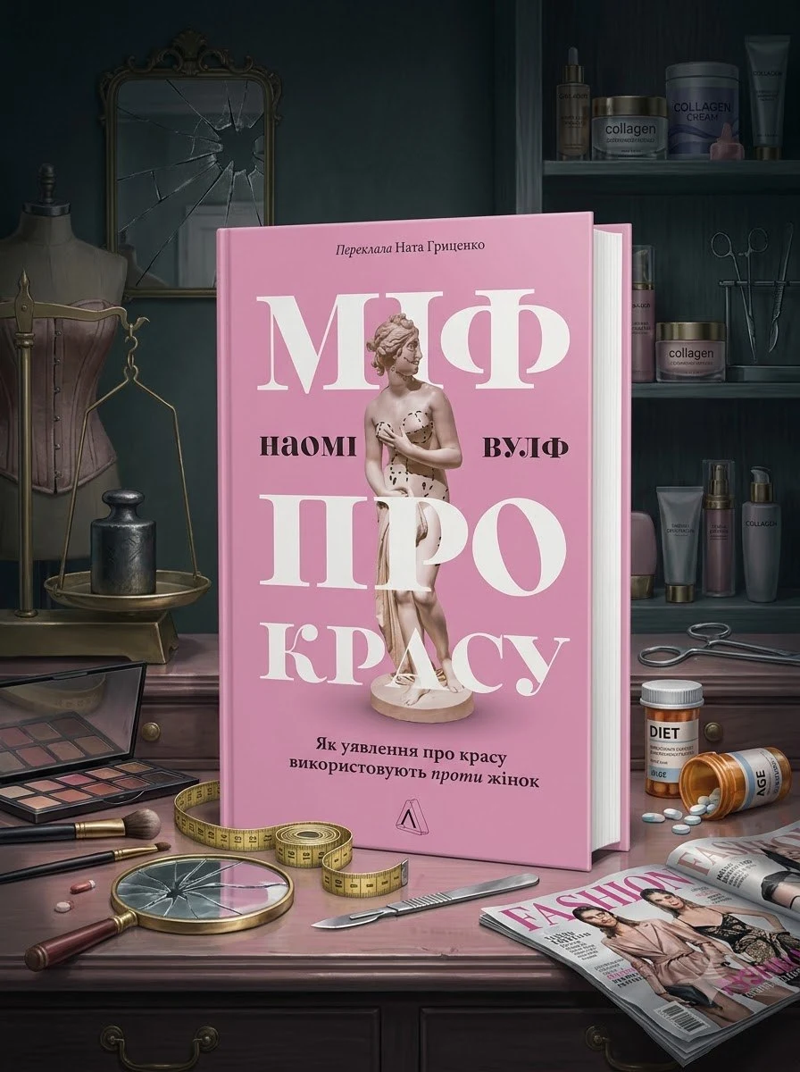Міф про красу. Як уявлення про красу використовують проти жінок — Наомі Вулф, обкладинка