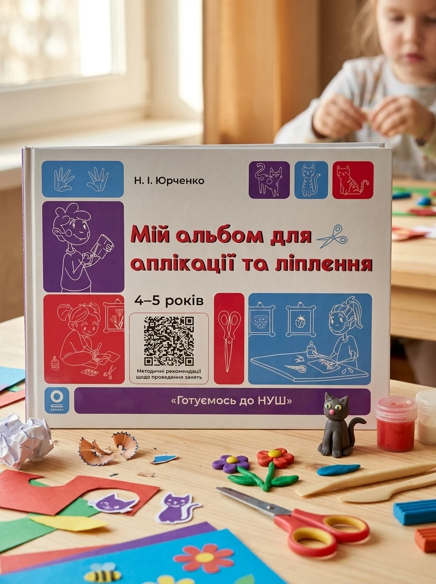 Мій альбом для аплікації та ліплення. 4-5 років — Дім, сім'я, релігія