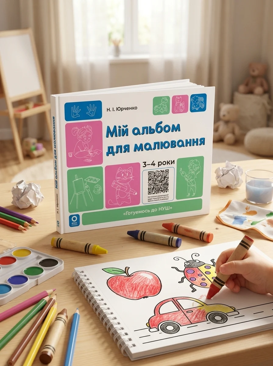 Мій альбом для малювання. 3-4 роки — Дитяча література