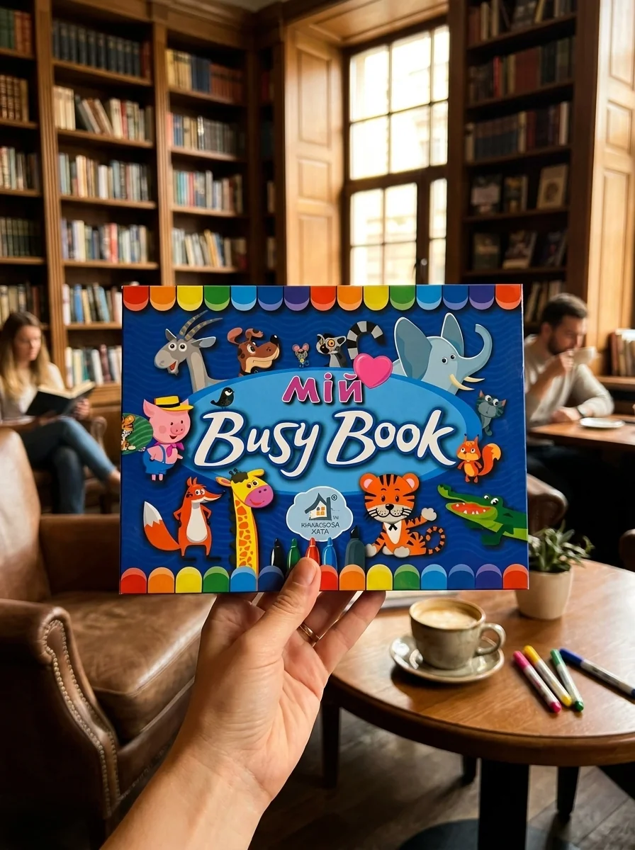 Мій Busy Book. Пиши. Малюй. Витирай!, обкладинка
