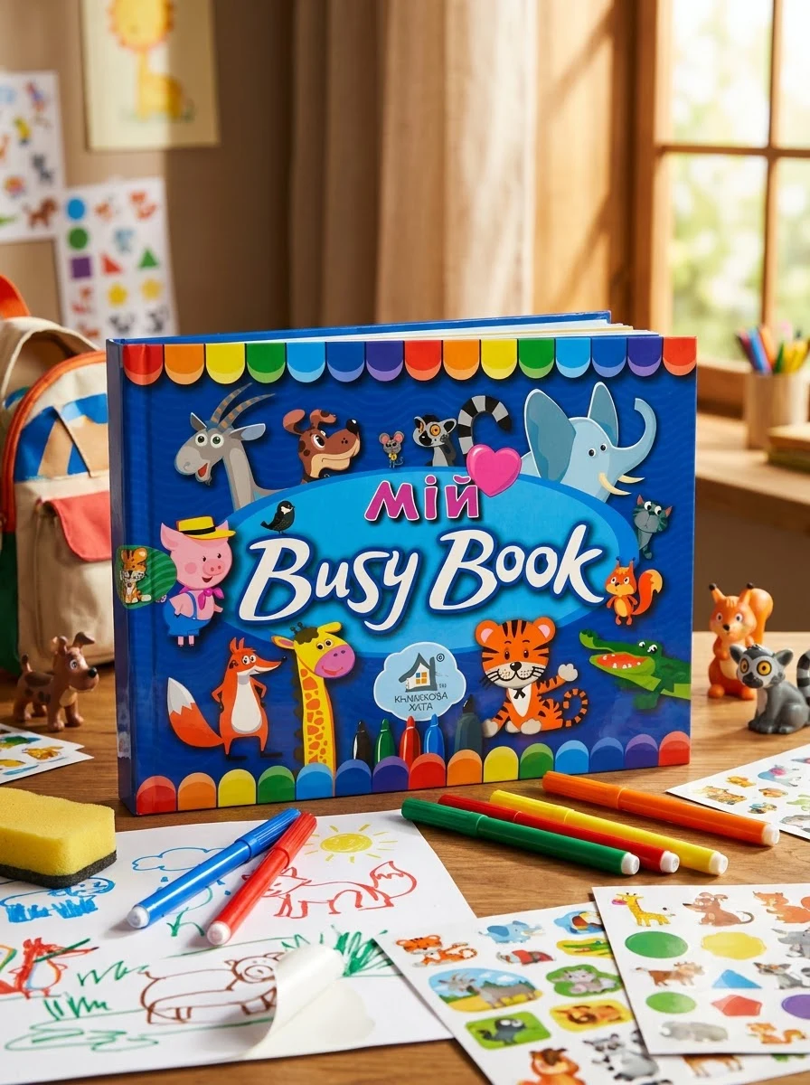 Мій Busy Book. Пиши. Малюй. Витирай!