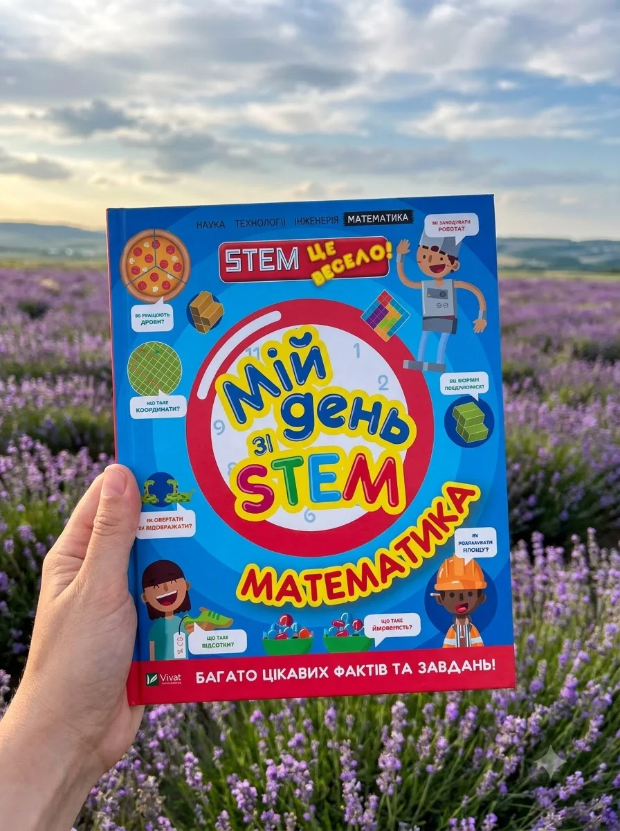 Мій день зі STEM. Математика — Дитяча література