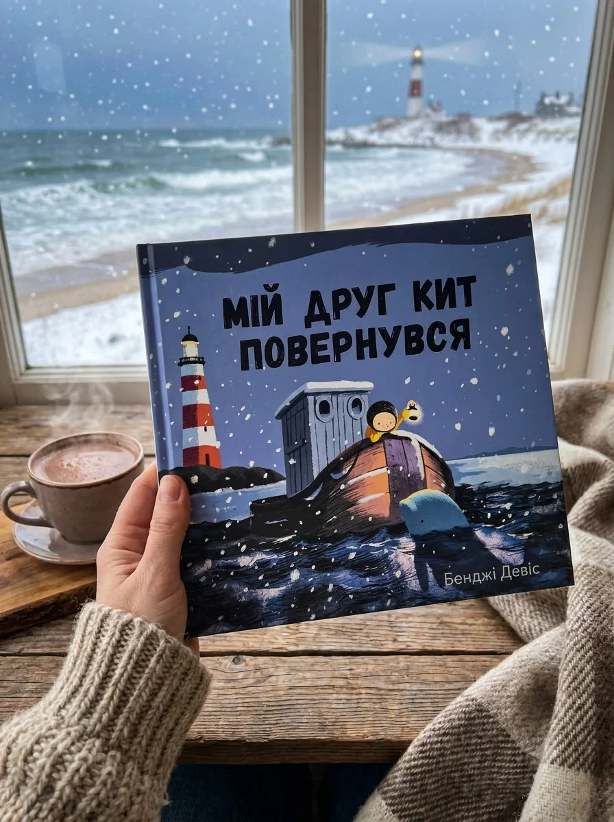 Мій друг кит повернувся — Бенджі Д., обкладинка