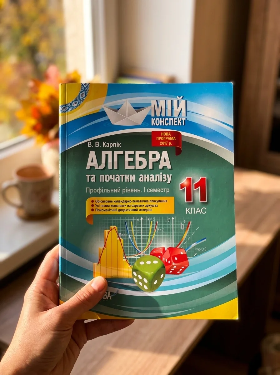 Мій конспект. Алгебра та початки аналізу. 11 клас. Профільний рівень. І семестр — Вивчення мов