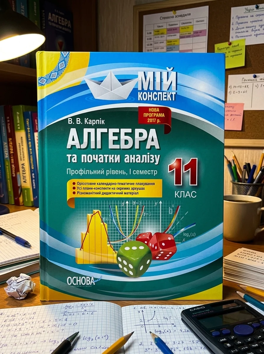Мій конспект. Алгебра та початки аналізу. 11 клас. Профільний рівень. І семестр — фото 2