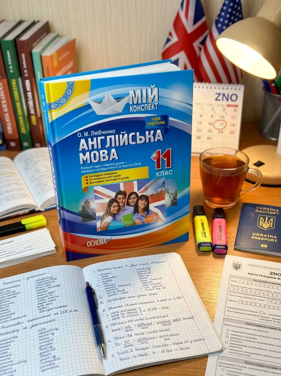 Мій конспект. Англійська мова. 11 клас. За підручником О. Д. Карп'юк — Вивчення мов