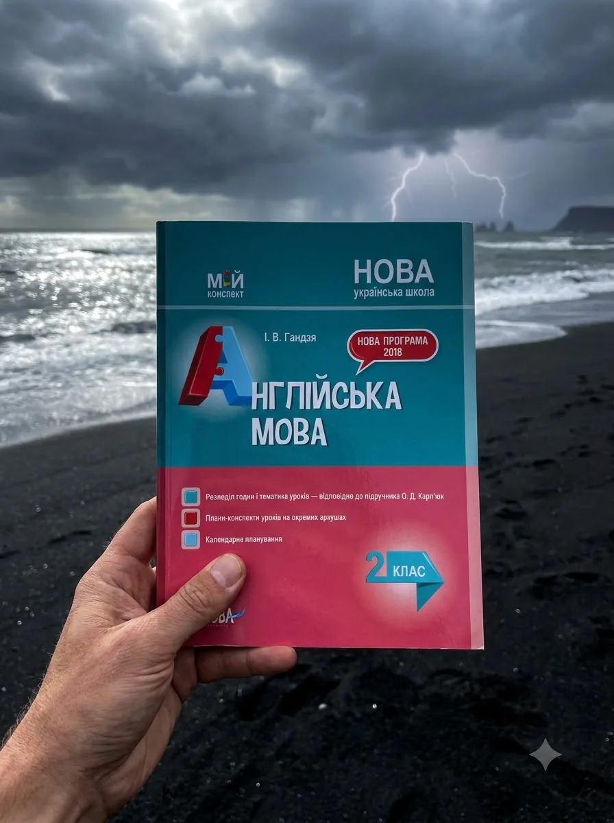 Мій конспект. Англійська мова. 2 клас (до підручника О. Д. Карп’юк) — Ірина Гандзя, обкладинка