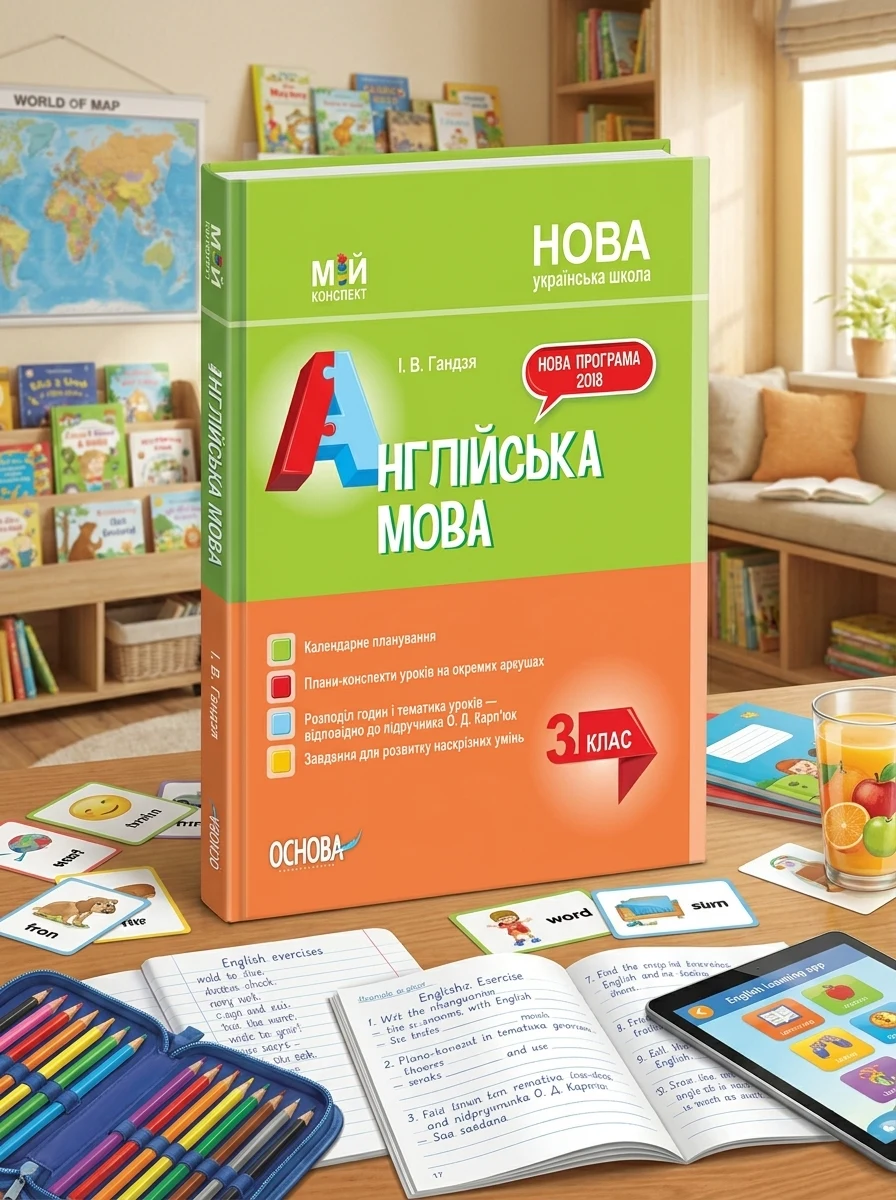 Мій конспект. Англійська мова. 3 клас (за підручником О. Карп'юк) — Вивчення мов