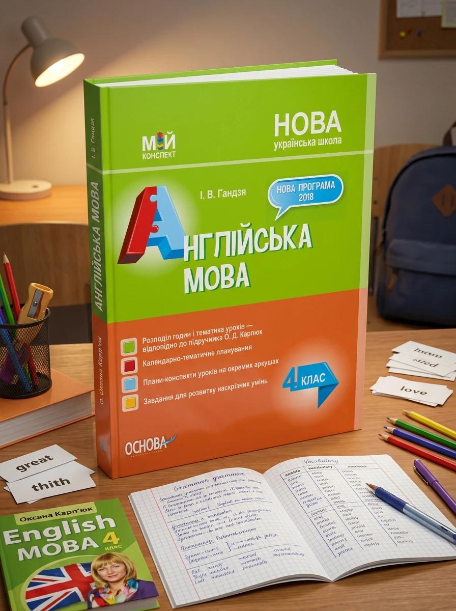 Мій конспект. Англійська мова. 4 клас (за підручником О. Карп'юк) — Вивчення мов