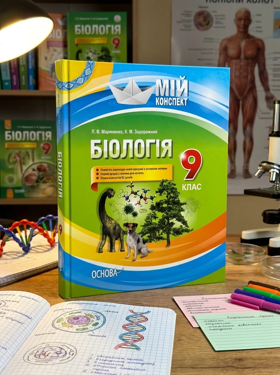 Мій конспект. Біологія 9 клас — Наука та психологія