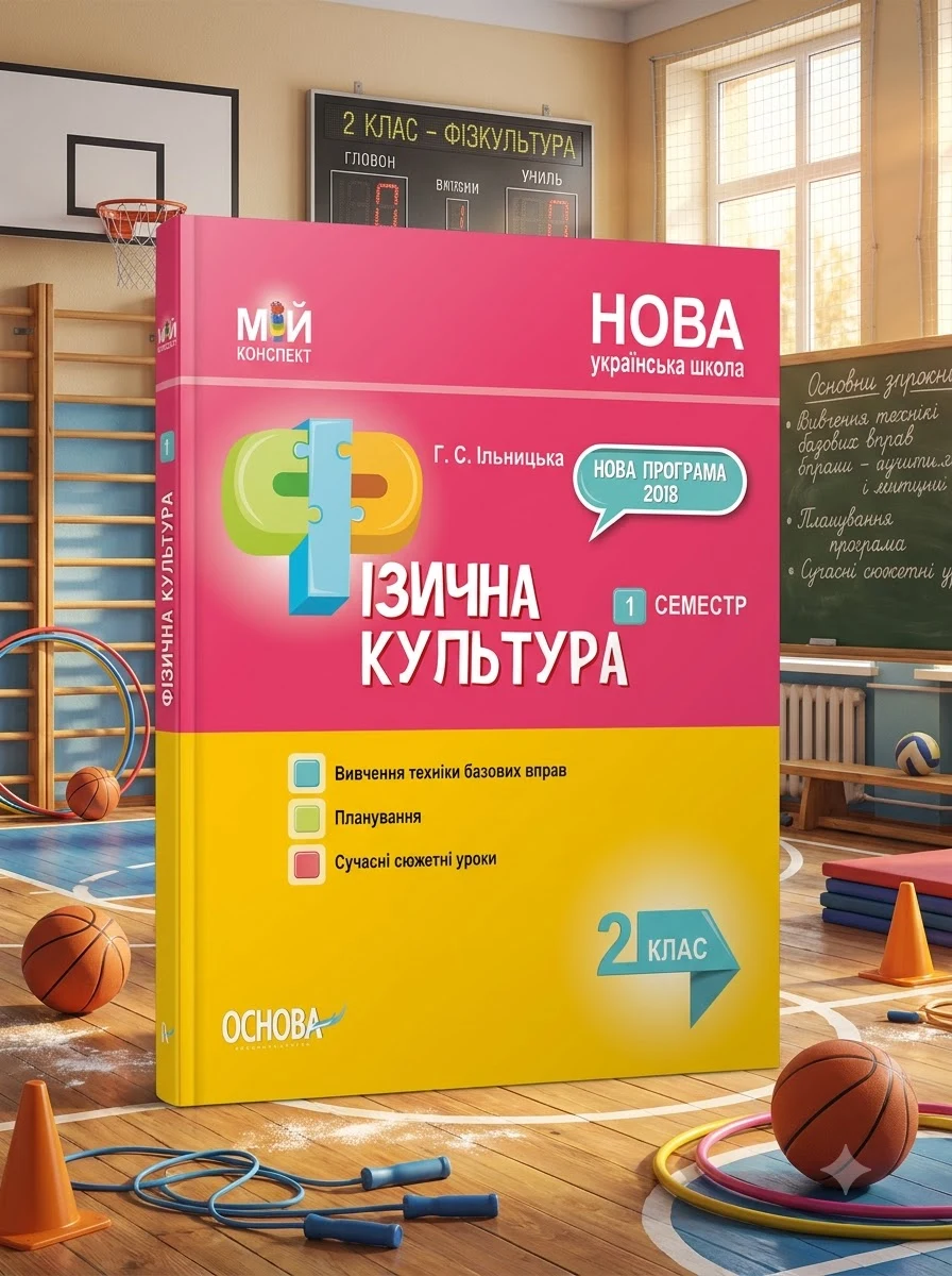 Мій конспект. Фізична культура. 2 клас. 1 семестр — Книги