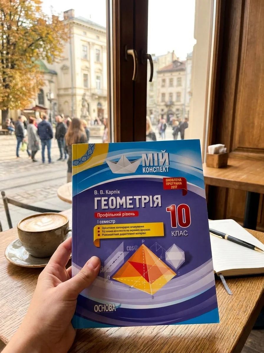Мій конспект. Геометрія. 10 клас. Профільний рівень. І семестр — Вивчення мов