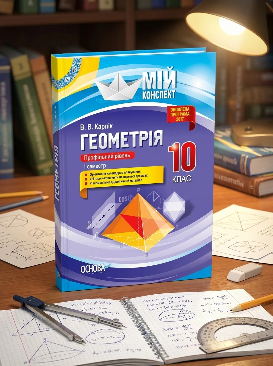 Мій конспект. Геометрія. 10 клас. Профільний рівень. І семестр