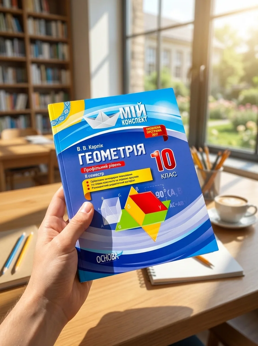 Мій конспект. Геометрія. 10 клас. Профільний рівень. ІІ семестр — Вивчення мов