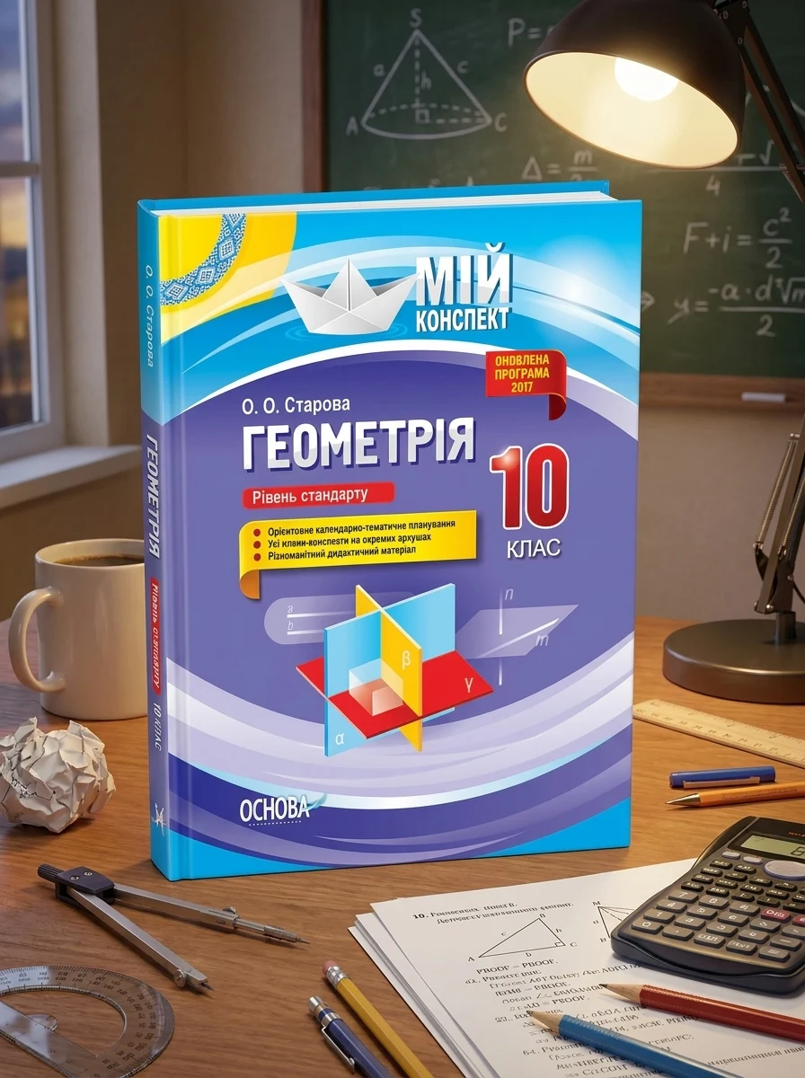 Мій конспект. Геометрія. 10 клас. Рівень стандарту — Вивчення мов