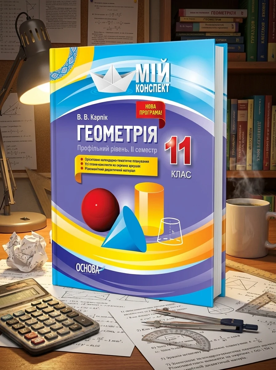Мій конспект. Геометрія. 11 клас. Профільний рівень. ІІ семестр — Вивчення мов