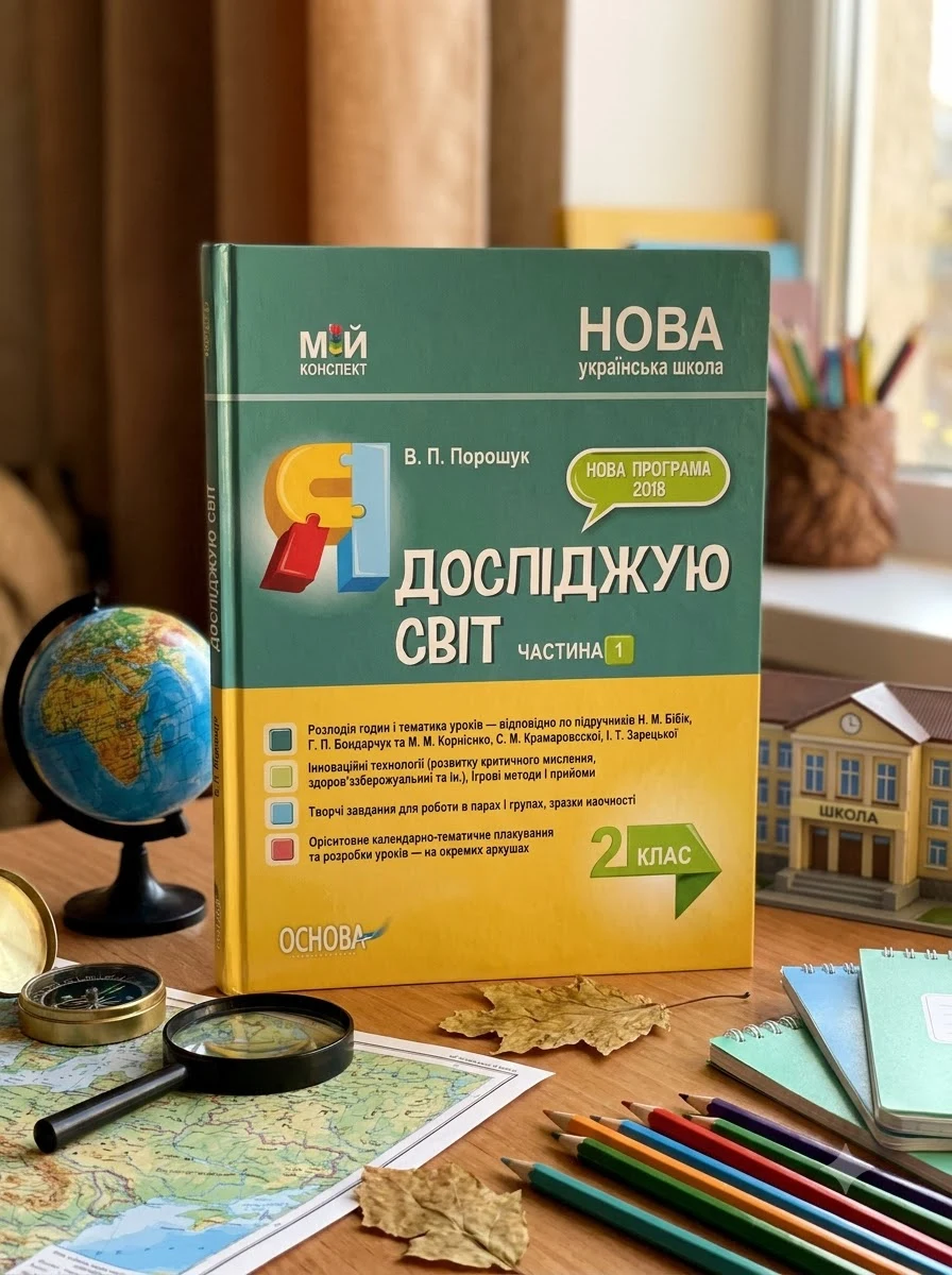 Мій конспект. Я досліджую світ. 2 клас. Частина 1 — Книги