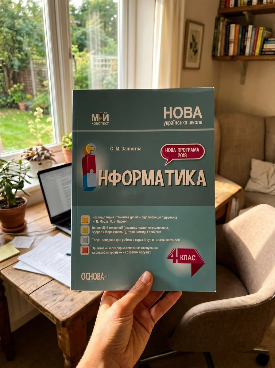 Мій конспект. Інформатика. 4 клас. (за підручником Н. В. Морзе О. В. Барної) — Дитяча література