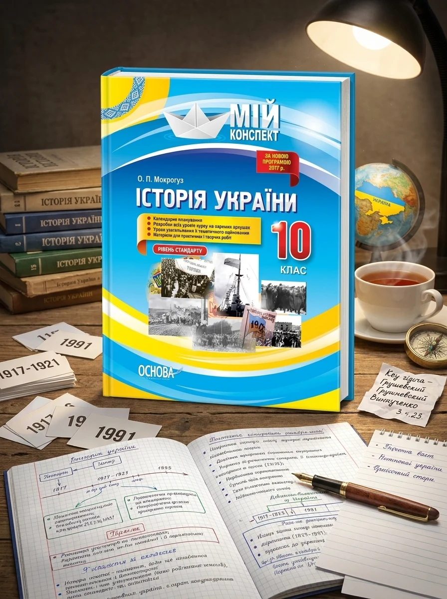 Мій конспект. Історія України. 10 клас. Рівень стандарту — Історія та публіцистика