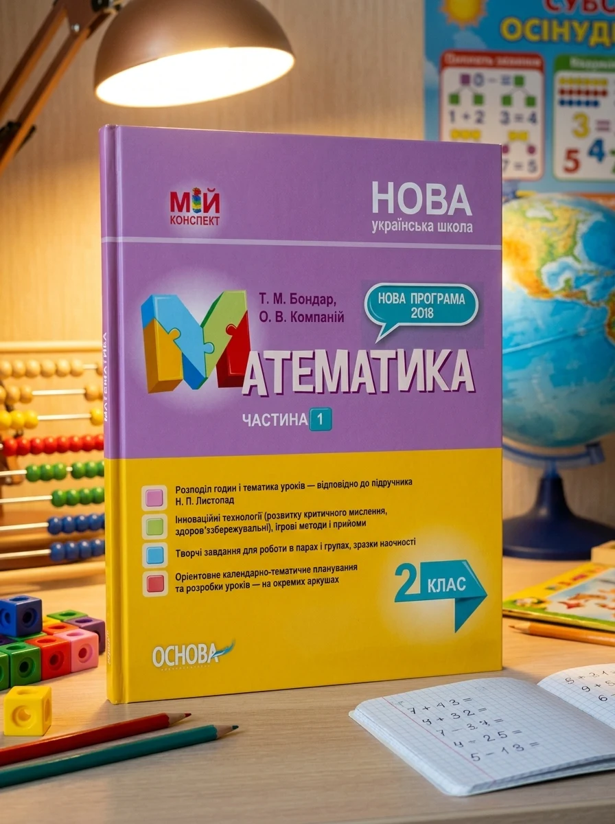 Мій конспект. Математика. 2 клас. Частина 1 (за підручником Н. П. Листопад) — Дім, сім'я, релігія