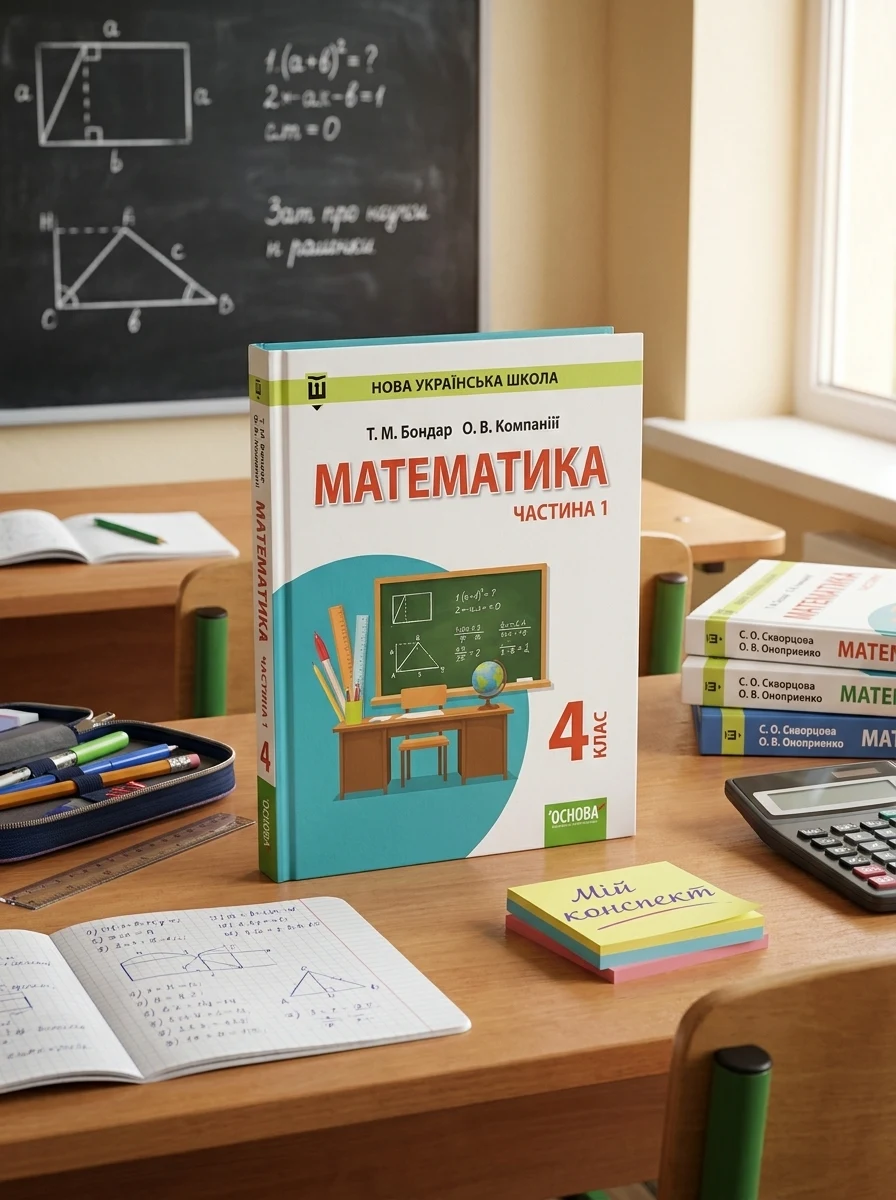 Мій конспект. Математика. 4 клас. Частина 1 (за підручником С. О. Скворцової О. В. Онопрієнко) — фото 2
