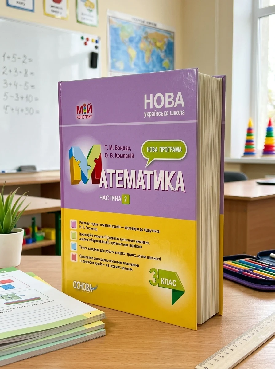 Мій конспект. Розробки уроків. Математика. 3 клас. Частина 2 (за підручником Н. П. Листопад) — Вивчення мов