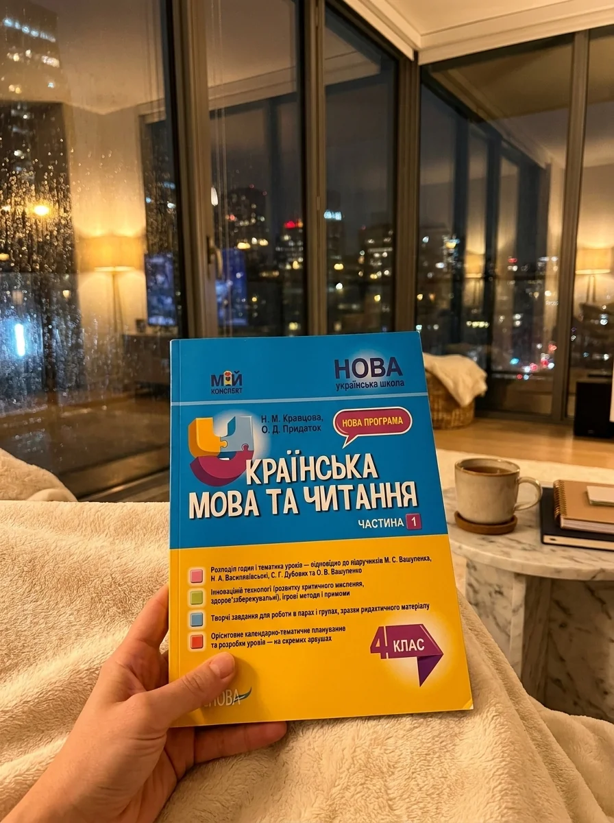 Мій конспект. Українська мова та читання. 4 клас. Частина 1 — Книги