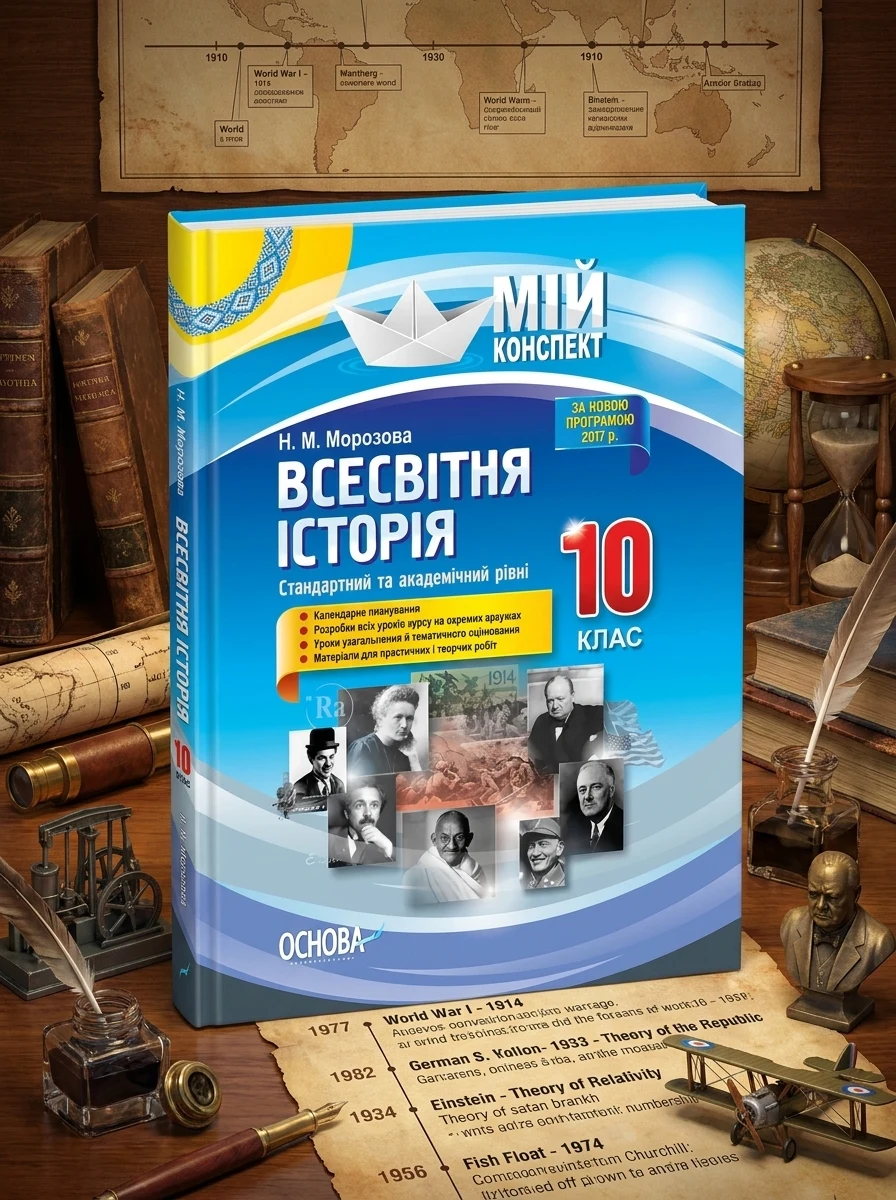 Мій конспект. Всесвітня історія. 10 клас. Стандартний та академічний рівні — Історія та публіцистика