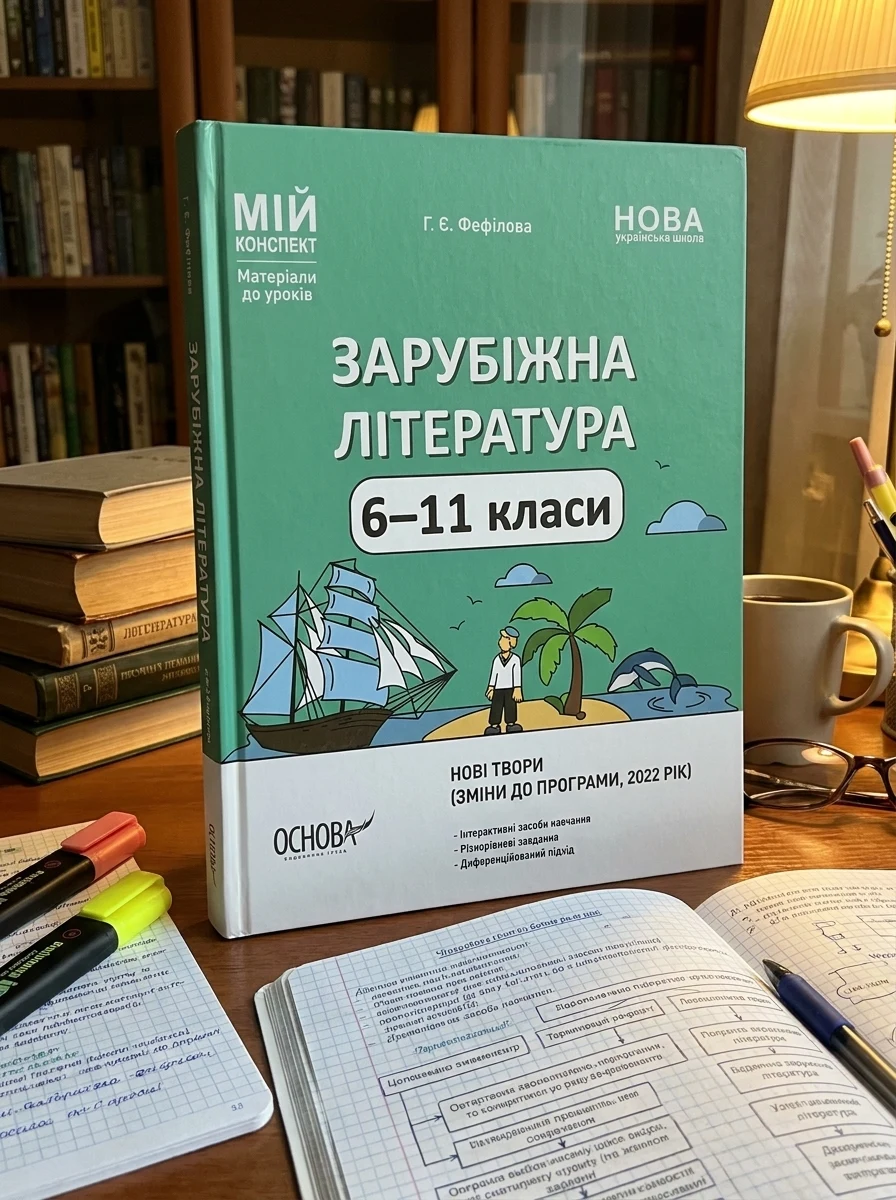 Мій конспект. Зарубіжна література. 6-11 класи (зміни до програми 2022 рік) — Вивчення мов