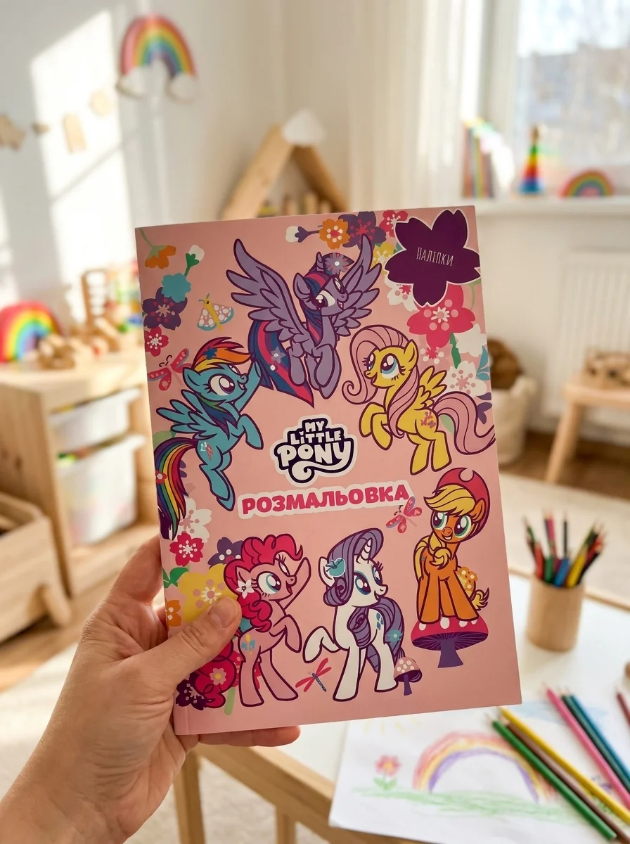 Мій маленький поні. Розмальовка, обкладинка
