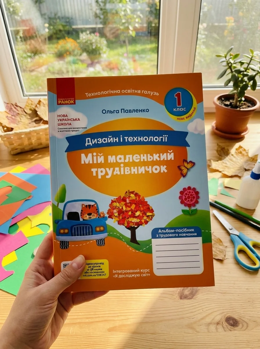 Мій маленький трудівничок. Альбом-посібник з дизайну і технологій. 1 клас — Дитяча література