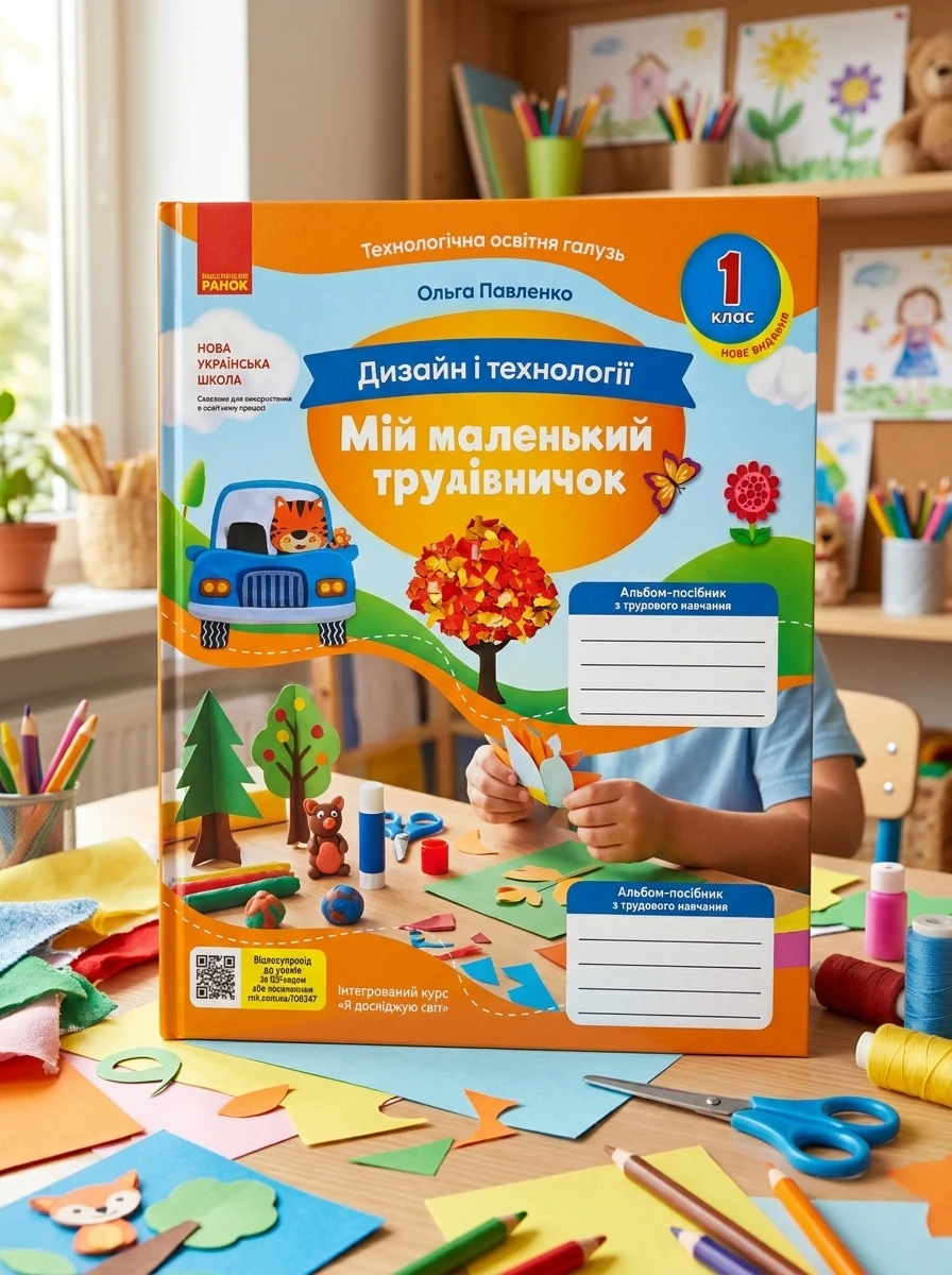 Мій маленький трудівничок. Альбом-посібник з дизайну і технологій. 1 клас — фото 2