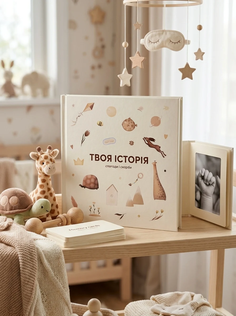 Мій перший альбом. Твоя історія - спогади і скарби (60566) — Книги для турботливих батьків