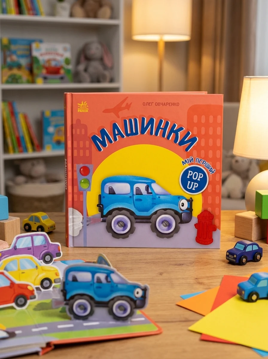 Мій перший поп-ап. Машинки — Дитяча література
