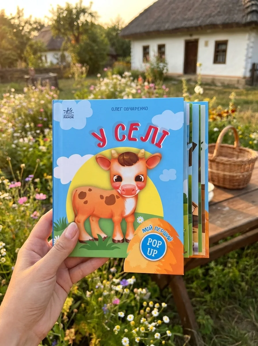 Мій перший поп-ап. У селі — Дитяча література